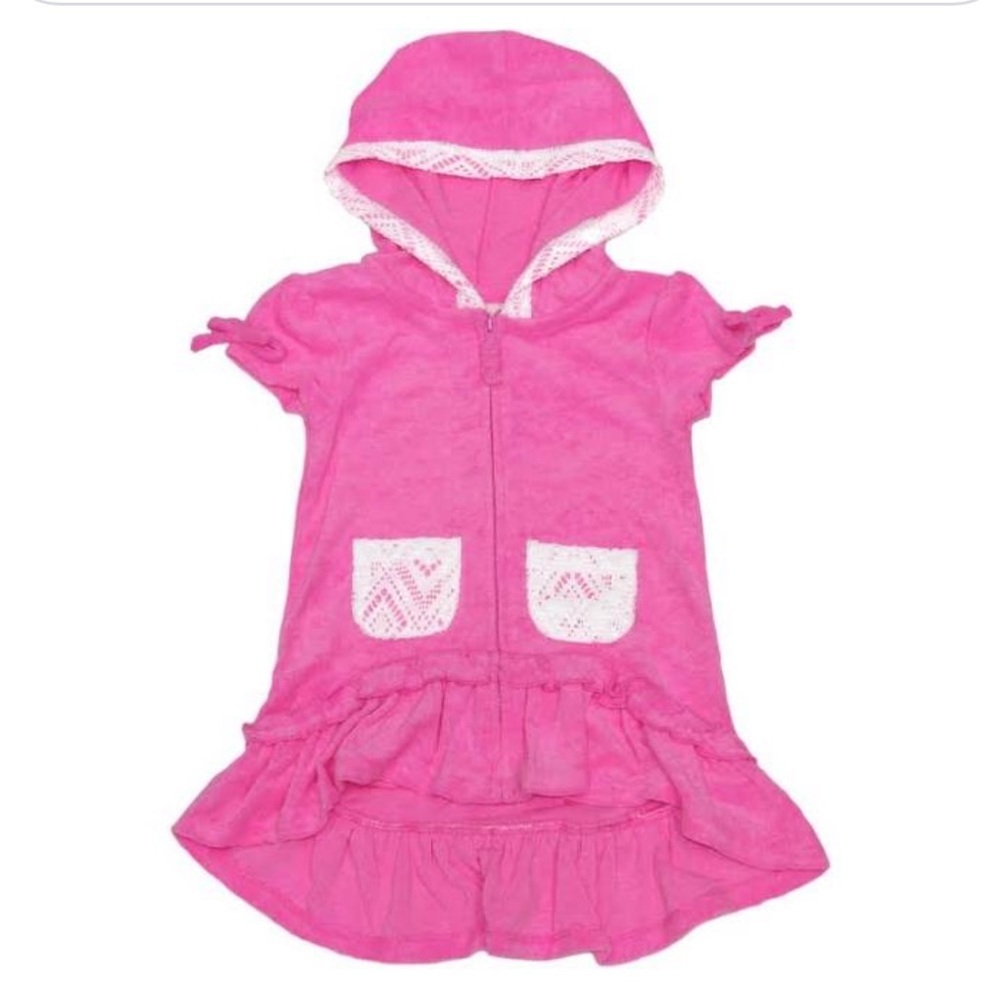 Flapdoodles Girls Terry Cloth Coverup